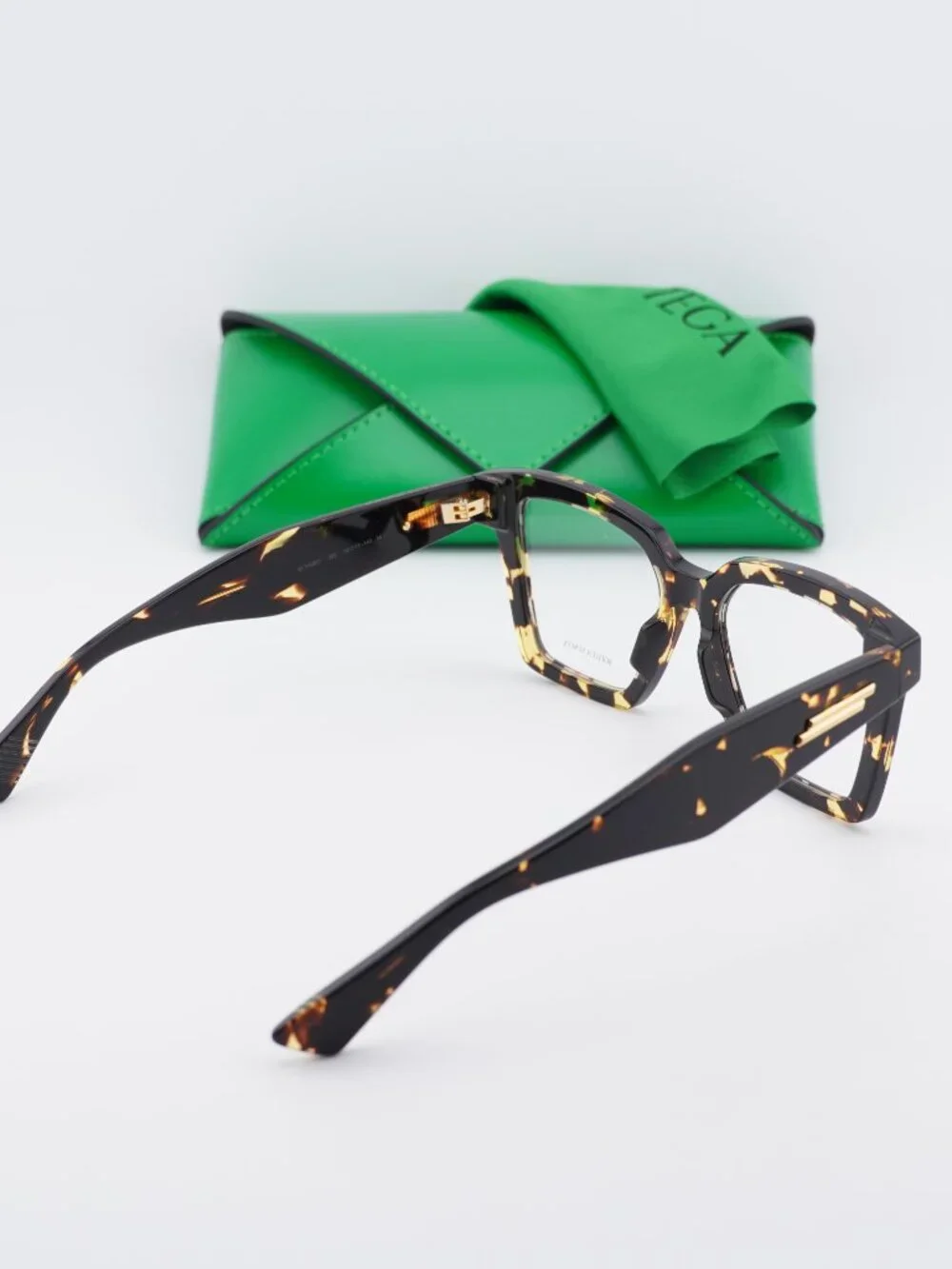 Bottega Veneta BV1458O 002 Square Eyeglasses – Havana 52mm